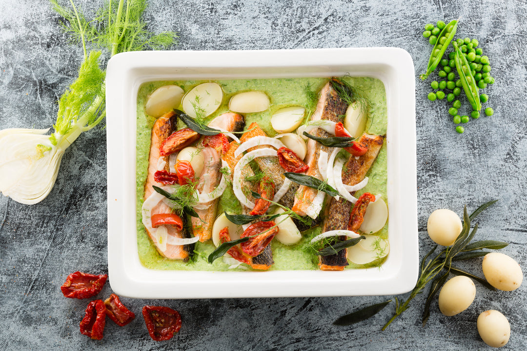 Keto Seared Salmon with Sage