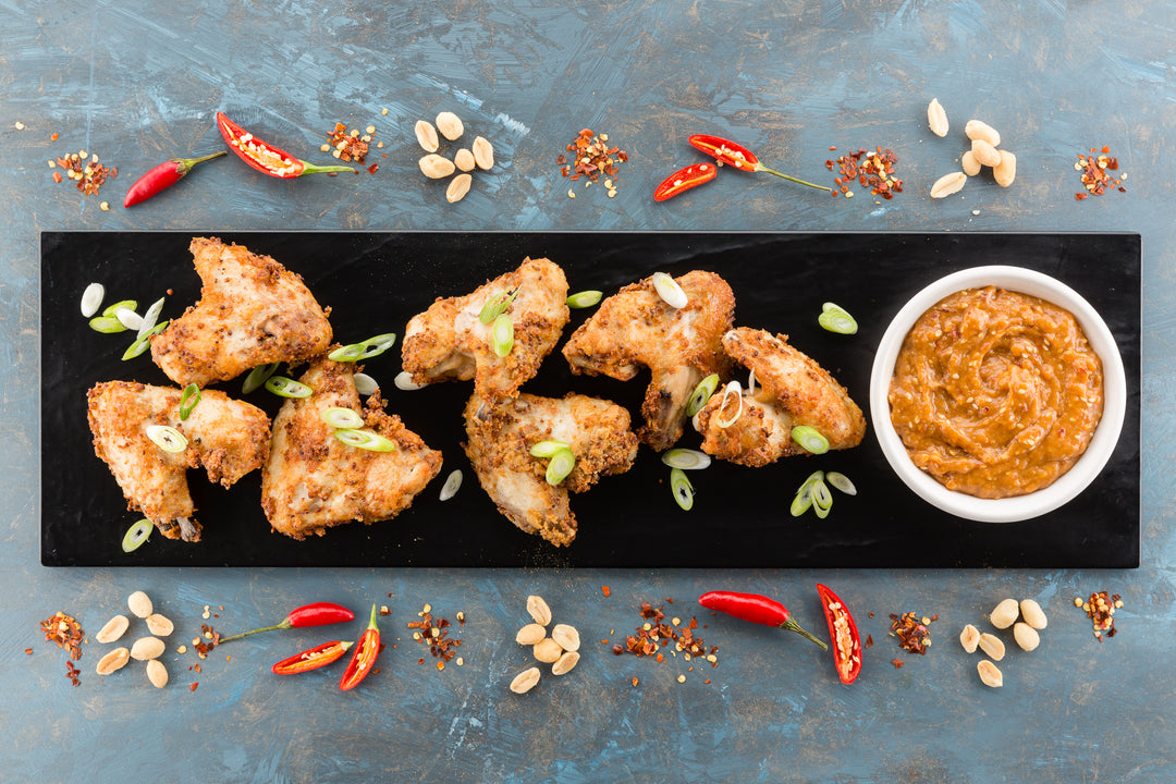 Keto Korean BBQ Chicken - Peanut Sauce