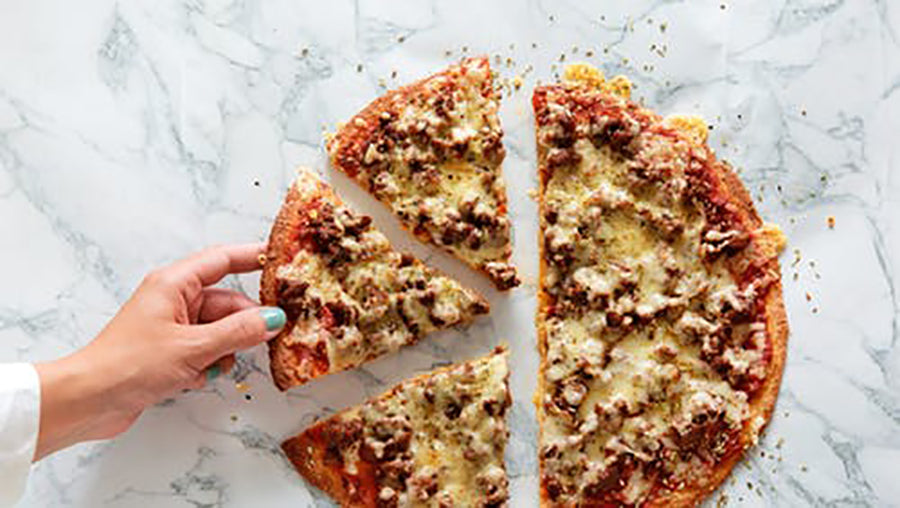 KETO APPROVED: Cheesy "FATHEAD" Pizza