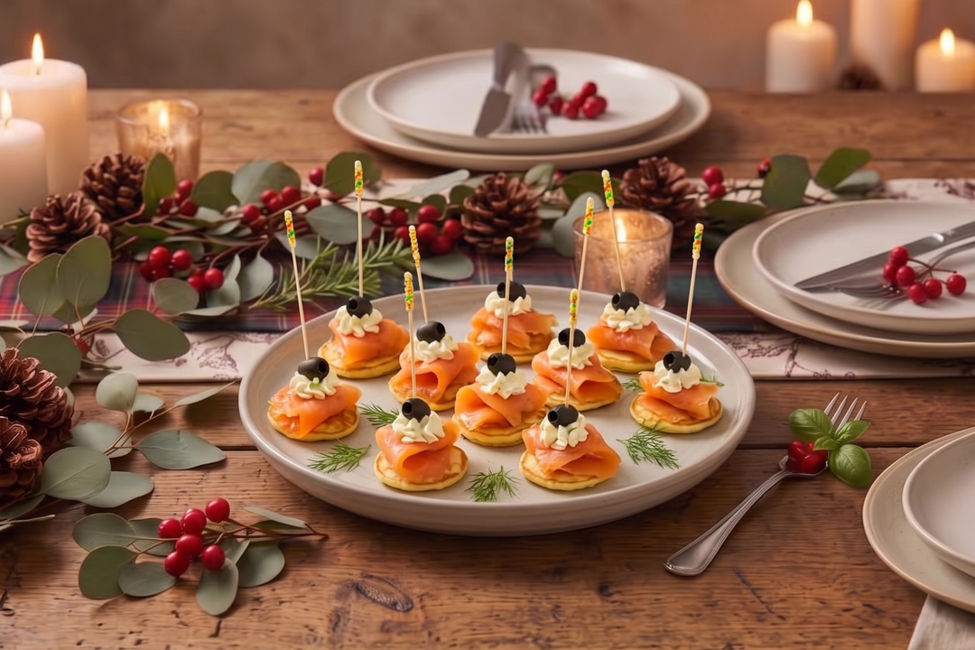 Smoked Salmon Blinis